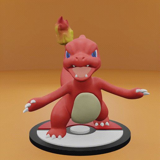 Charmeleon1.gif Pokemon No. 005 Charmeleon