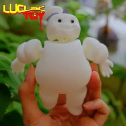 Ghostbusters-Mini-Pufts-Luclactoy-flexi-stl-3dprint-file-GIF.gif Mini Pufts Ghostbusters Flexi Luclactoy