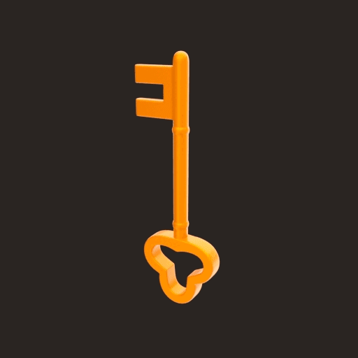 🔑 Key・ STL File for 3D printing・Cults