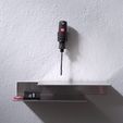 IN004_Rausnehmen_Quadratisch.gif Free STL file Flow Wall Mount I IN004・3D printable design to download