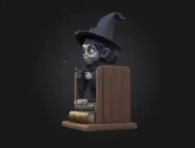 witch.mp4 witch 2 | Stl,Obj,Glb,Fbx