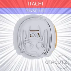 Itachi~PRIVATE_USE_CULTS3D_OTACUTZ.gif Itachi Cookie Cutter / Naruto