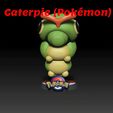 Caterpie.gif Caterpie - POKÉMON FIGURINE - 3D PRINT MODEL