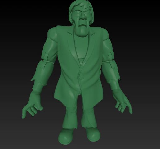 ImageToStl.com_Scooby-Doo-Villain-The-Creeper.stl.mp4 The Creeper Scooby Doo