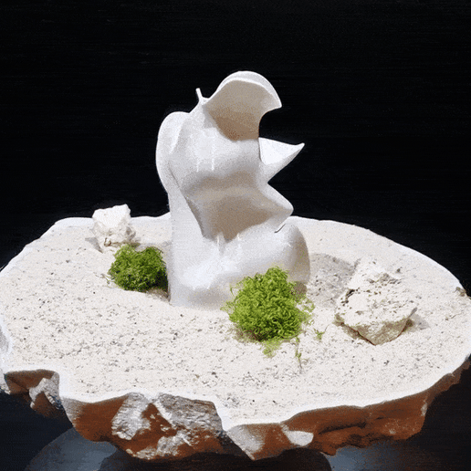 Corner cave For Aquariums and Terrariums - 3D model önizlemesi