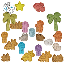 ezgif.com-gif-maker.gif Nacimiento SET (21 archivos) - Cookie Cutter - Fondant - Polymer Clay
