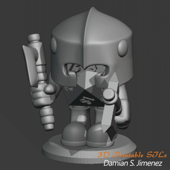 11.gif Download STL file Dicey Warriors #11 • 3D printer object, DamianJimenez