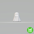 ghost-render.gif Archivo 3D Ghost - Lámpara led de té Ghost・Plan imprimible en 3D para descargar