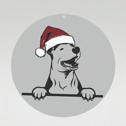 english-bull-terrier.gif ORNAMENTO PARA ÁRBOL DE NAVIDAD DOGGO - Bull Terrier Inglés