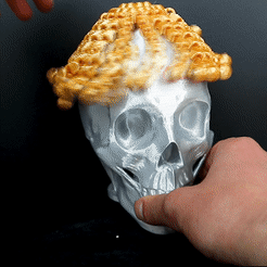 dread-skull.gif 3D-Datei Dread Skull - Keine Unterstützung・Design für 3D-Drucker zum herunterladen, HaeSea
