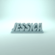 Jessica_Super.gif Jessica 3D Nametag - 5 Fonts