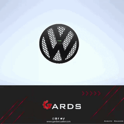 animation-1-1.gif Archivo STL Volkswagen Emblem Car・Modelo imprimible en 3D para descargar