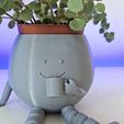Maceta-Cafe-articulado-Small-Plant-Pot-Coffe-04.mp4 Vaso com cara de café - Mate/ Vasos pequenos / Vaso para plantas Happy Coffee