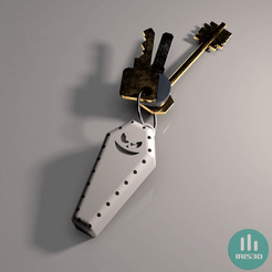 Gif-Keychain-coffin.gif Fichier STL Porte-clés cercueil gadget Halloween cercueil・Design pour imprimante 3D à télécharger, iris3design