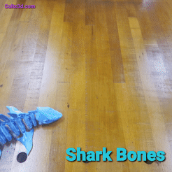 20200820_184640.gif STL file Shark Bones and bonus file Prehistoric rat bones. Updated files・3D printing template to download, LittleTup