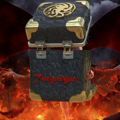 h1.gif 3D file Chest with dragon eggs・3D print model to download