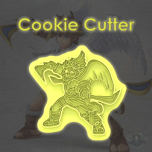 Cookie Cutter Fichier STL PIT COOKIE CUTTER / SUPER SMASH BROS BRAWL・Objet imprimable en 3D à télécharger, DavidGoPo3D