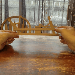 20200102_141802_1.gif Free STL file Primitive Wood Chopper Toy・Model to download and 3D print