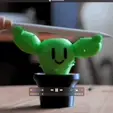 CactiSteve-Customizable-TheNerdyTwitch.gif Cartoon Cacti Apple Pencil Holder with Magnetic Hats!