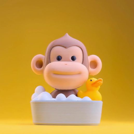 RURU-CARA.mp4 RURU – Cute Collectible | Monkey Toy Figure | Desktop Companion |  Ape | Chimp | Animals