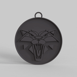 untitle.169-1.gif Download STL file THE WITCHER SCHOOL OF THE CAT • 3D printable template, ZetaMod