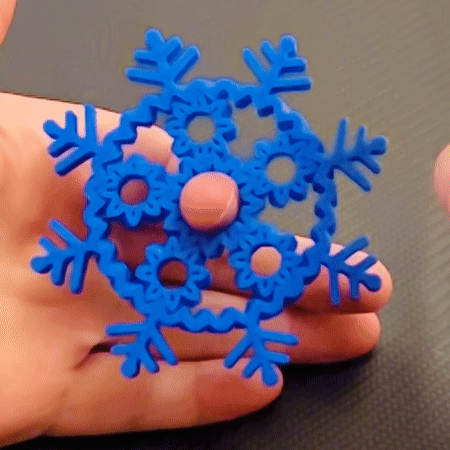 Snowflake Spinner - PIP - 3D model önizlemesi