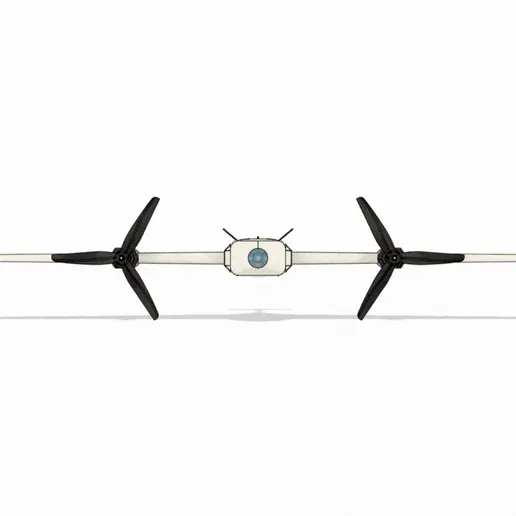 1-G.gif SkyRaptor FX-9 – Fixed-Wing Drone 3D Model | Long-Range UAV RC Aircraft Functional STL