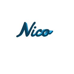 Nico.gif STL file Nico・3D printing model to download