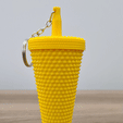 gif.gif Файл STL STARBUCKS ORNAMENT MINI TUMBLER STUDDED KEYCHAIN V2 REMOVABLE SCREW・Шаблон для 3D-печати для загрузки