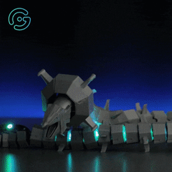 Cyber-barrier-dragon-Final.gif Datei STL CYBER BARRIER DRAGON LED ARTICULATED Yu-Gi-Oh・Design für 3D-Drucker zum herunterladen