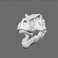 AnyConv.com__TREX-SKULL-HEAD2.gif T-Rex Dinosaur Skull 3D Model - Ready for 3D Printing