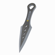 GIF_1080x1080.gif Wraith Heirloom Kunai Knife - APEX - Printable 3d model - STL + CAD bundle - Commercial Use