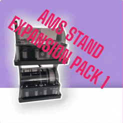 20230403_230247.gif 3MF file Build Plate Garage for AMS STAND. Expansion Pack 1・3D printable model to download