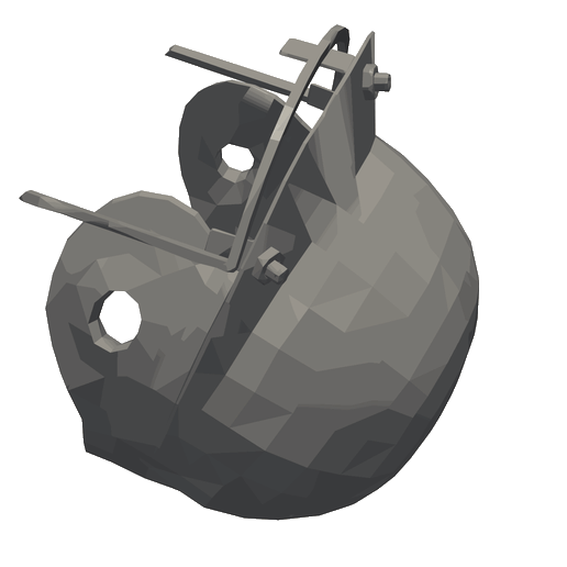Rust Game Riot Helmet 3D Model