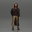 Design-sans-titre-3.gif bearded man stands confidently adorned in a stylish hoodie and a flowing long coat