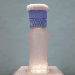 ezgif.com-gif-maker 2.gif Free STL file Bottle Lamp・3D printing template to download
