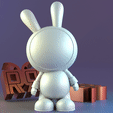396.gif cute bunny astronaut