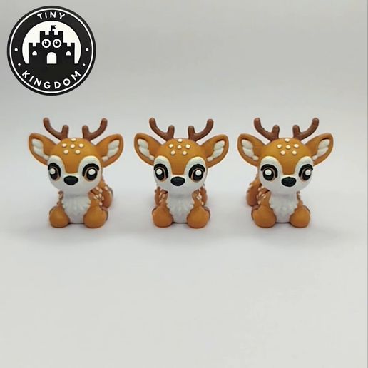 Flexi-Tiny-Deer,-G2.mp4 Flexi Tiny Deer, Gelenkige Zappelfigur, inklusive Schlüsselanhänger, inklusive 3mf