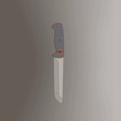 1.gif Download file Knife "Azov=Steel" • 3D printable design, 3dprt14
