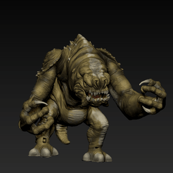 Rancor.gif 3D file Star-Wars Rancor Kenner Kenner Style Action figure STL OBJ 3D・3D printing idea to download