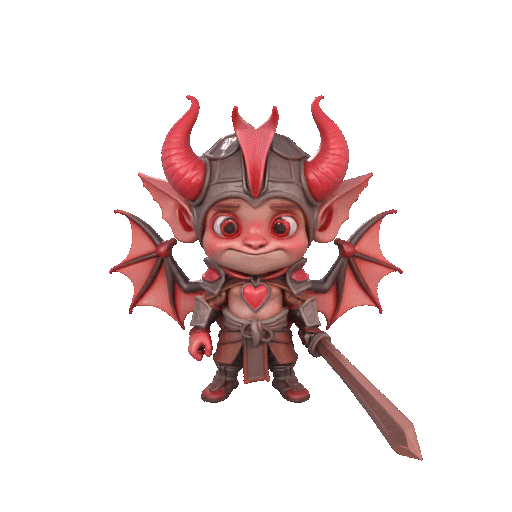 chibi demon gerrero 21 3D model