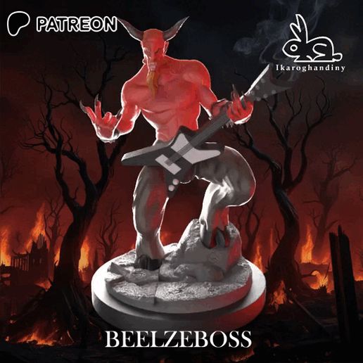 🪨 Beelzeboss・Archivo STL Gratis para Impresión 3D・Cults