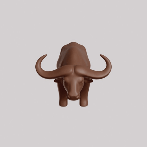 Minimalist Water Buffalo Sculpture