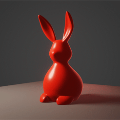 easter_bunny_360.gif STL file Easter Bunny Decoration・Model to download and 3D print, magann