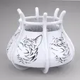Photophore-3a.gif Candle holder - Cat candle holder