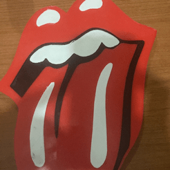 lengua.gif STL file Rolling Stones Tongue・3D printing model to download, farjat
