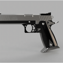 20220509_203237.gif Download STL file Handgun Replica (High Detail 9mm) • 3D print design, Anything3D