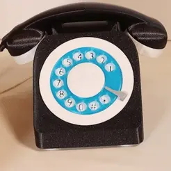 Telephone_Montage.gif STL file Retro rotary phone・3D printable design to download, QuentinCouv