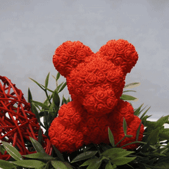 Editor60-ezgif.com-video-to-gif-converter.gif Valentine's Day flower bear as a gift!