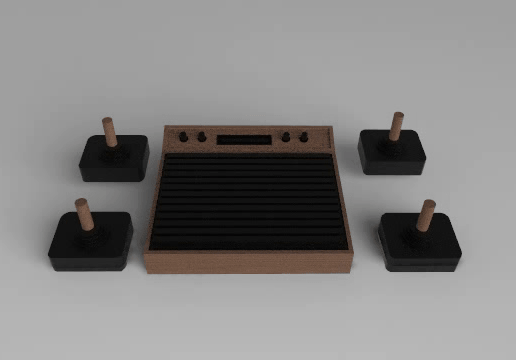 Console Game Atari 2600 3D model